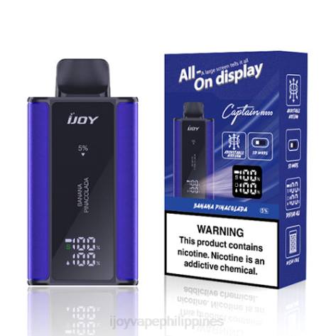 NDLR86 iJOY Bar Captain Disposable - iJOY vape price Philippines Clear