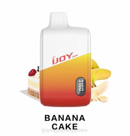 NDLR176 iJOY Bar IC8000 Disposable - iJOY vape price Philippines Banana Cake