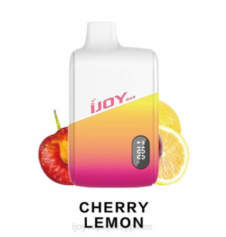 NDLR182 iJOY Bar IC8000 Disposable - iJOY vape Manila Cherry Lemon