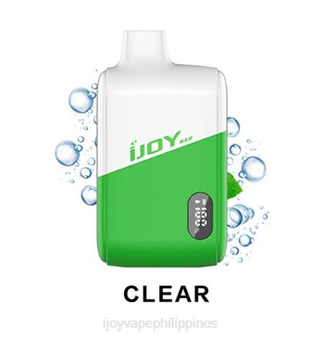 NDLR183 iJOY Bar IC8000 Disposable - iJOY vapes for sale Clear