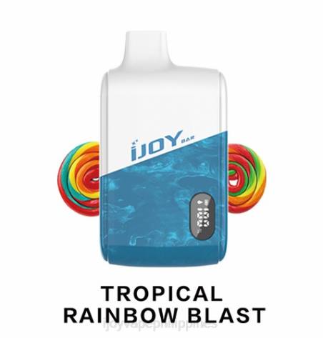 NDLR197 iJOY Bar IC8000 Disposable - iJOY vape price Tropical Rainbow Blast