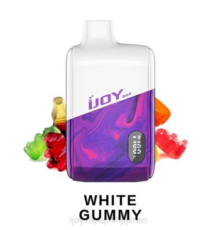 NDLR199 iJOY Bar IC8000 Disposable - iJOY disposable vape White Gummy