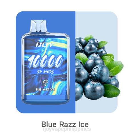 NDLR162 iJOY Bar SD10000 Disposable - iJOY vape Manila Blue Razz Ice