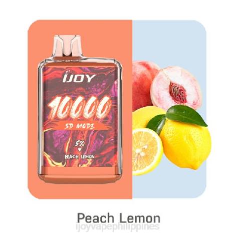 NDLR168 iJOY Bar SD10000 Disposable - iJOY vape review Peach Lemon