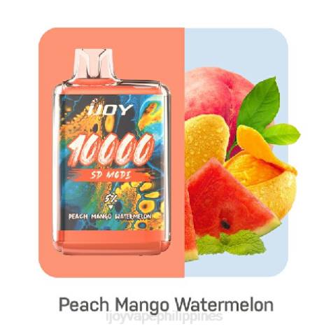 NDLR169 iJOY Bar SD10000 Disposable - iJOY disposable vape Peach Mango Watermelon