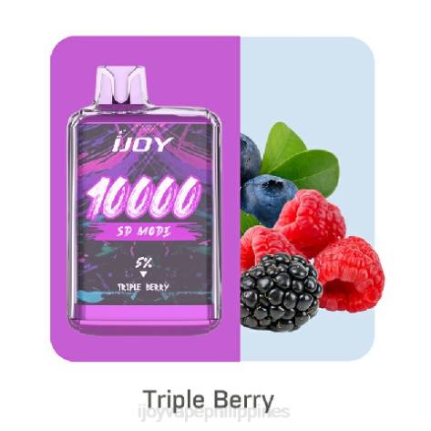 NDLR173 iJOY Bar SD10000 Disposable - iJOY vapes for sale Triple Berry