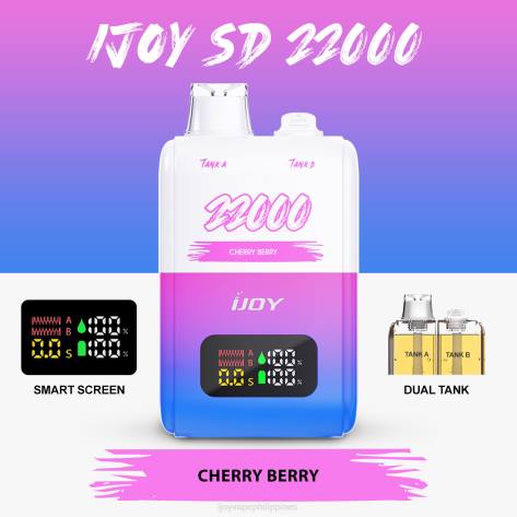 NDLR150 iJOY SD 22000 Disposable - iJOY vape Philippines Cherry Berry