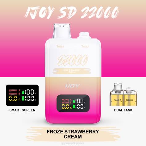 NDLR152 iJOY SD 22000 Disposable - iJOY vape Manila Froze Strawberry Cream