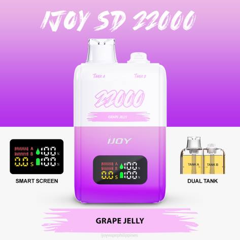 NDLR153 iJOY SD 22000 Disposable - iJOY vapes for sale Grape Jelly